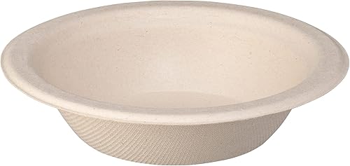 Miniatura 2 de Comfy Package Caja de 750 cuencos de papel 100% compostables, 16 onzas, cuencos de sopa de papel kraft resistentes  Cuencos de caña de azúcar