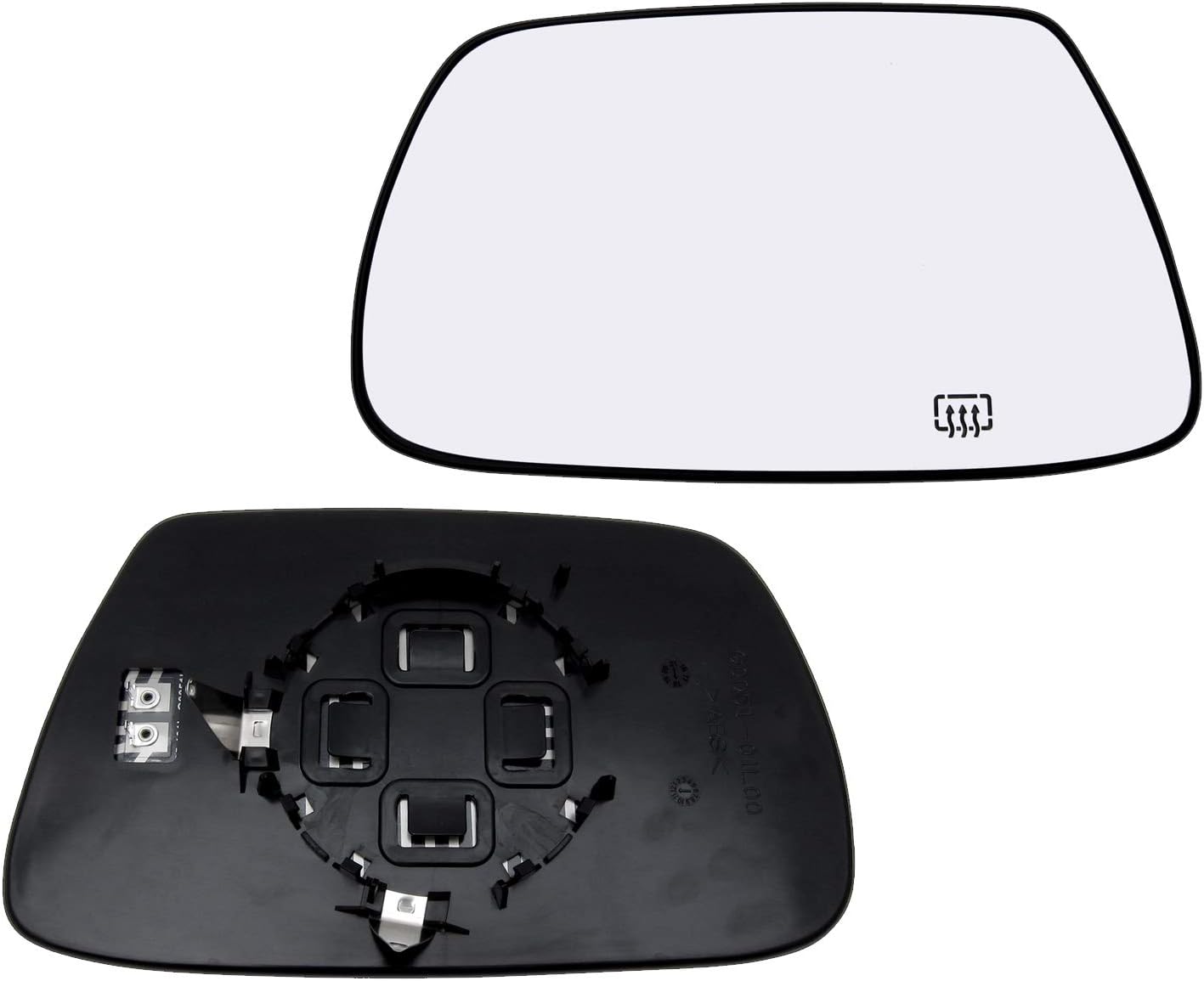 Driver Side Mirror Assembly Replacement For 2005-2010 Jeep Grand Cherokee Exterior Auto Glass Left Door Rear View Power Mirrors 5142875AA Heated Defrost