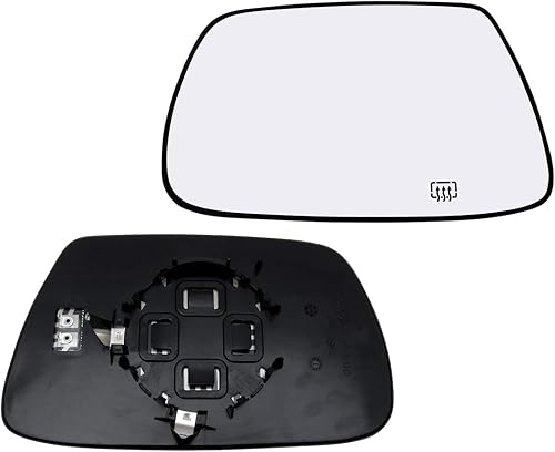 Miniatura 3 de Montaje de espejo retrovisor lateral del conductor de vidrio izquierdo, placa trasera, calefacción, compatible con Jeep Grand Cherokee 2005, 2006,