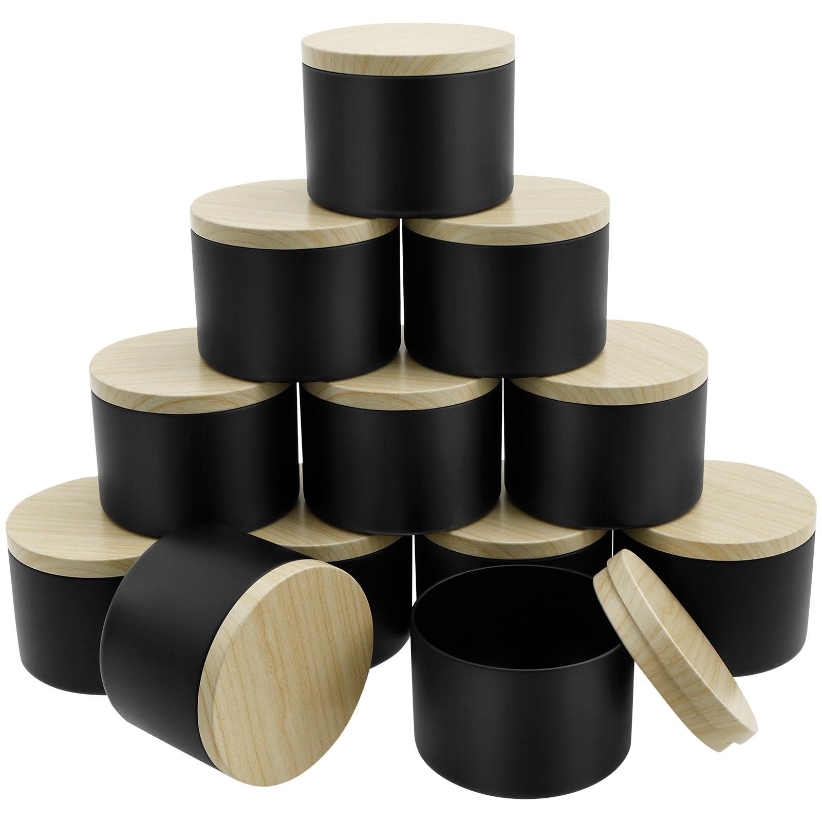 Tinplate Candle Tins with Lids