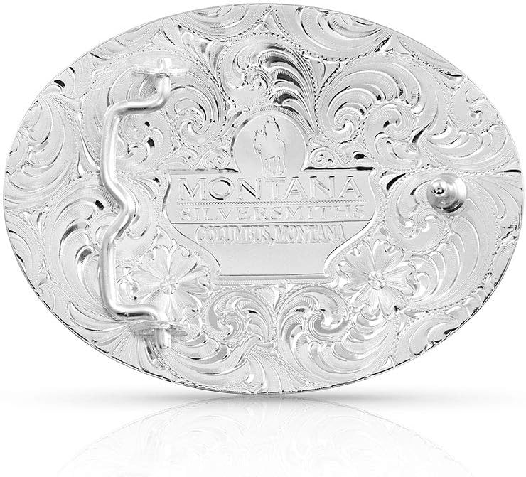 Montana Silversmiths Western Lifestyle Christian Faith Cross Praying Cowboy Made in the USA Belt Buckle