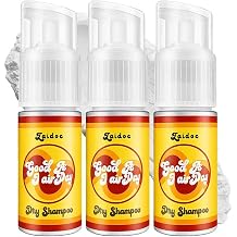 3 Packs Dry Shampoo Powder, Dry Shampoo with Corn starch & ArrowrootPowder for Women & Men, No White Cast, Absorbs Oil, Non-Greasy, Strengthening & Volumizing for All Hair Colors, 1.4oz*3