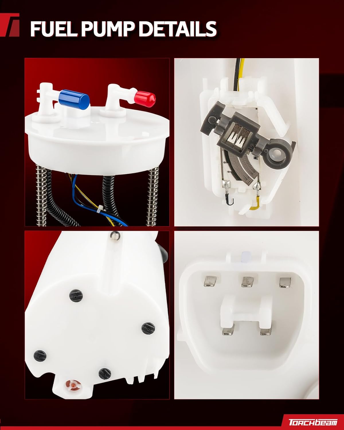 Torchbeam Fuel Pump Module Assembly FG0930 Compatible with 2005-2008 Honda Pilot, 2006 Acura MDX