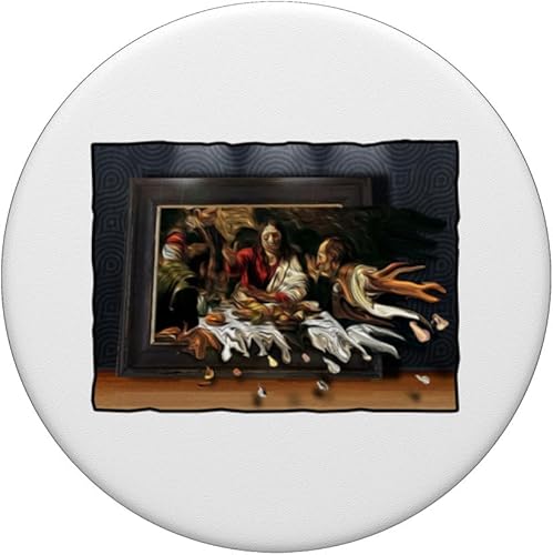 Miniatura 3 de Última Cena Leonardo Da Vinci Pinturas de Arte Clásico PopSockets Estándar PopGrip