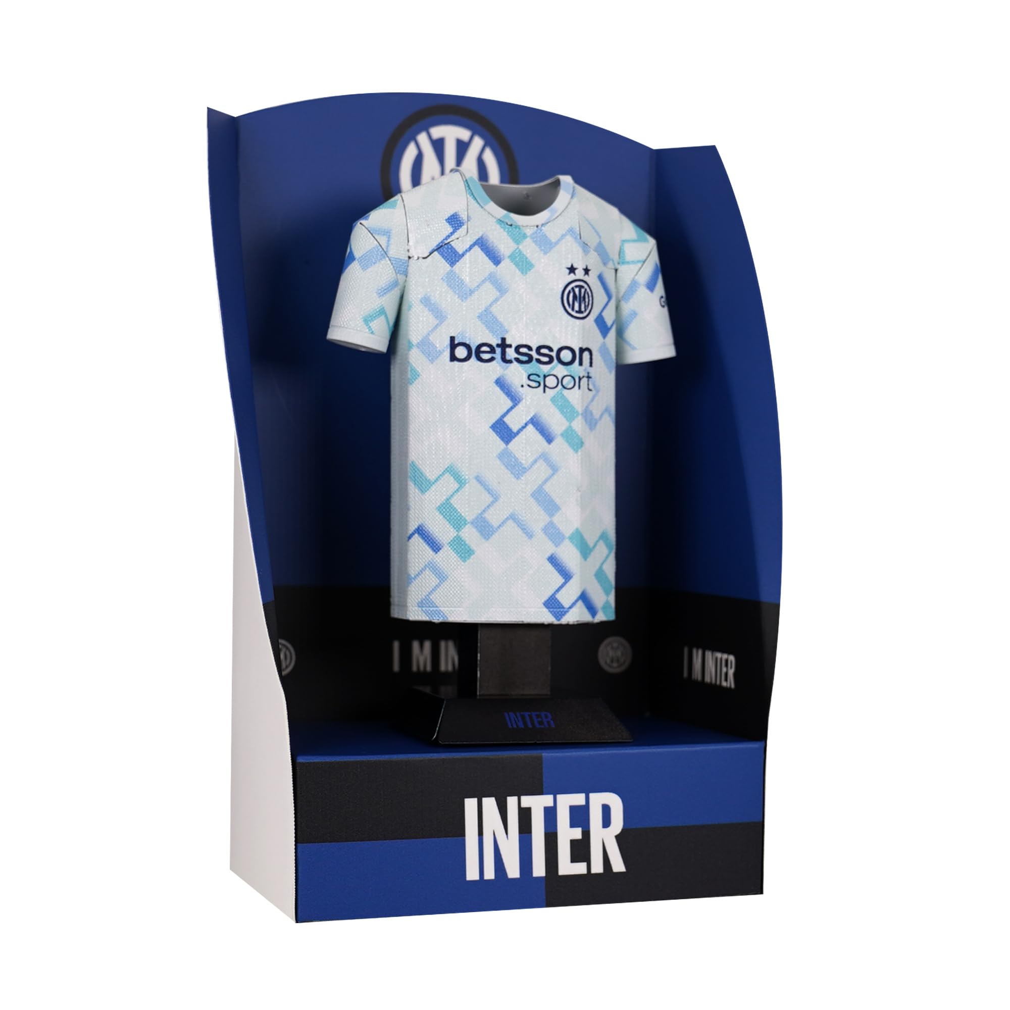 Inter Milan 25/26 Away Metal Football Shirt, Officially Licensed Miniature Alloy Replica Jersey Collectible Display Gift - Image 3