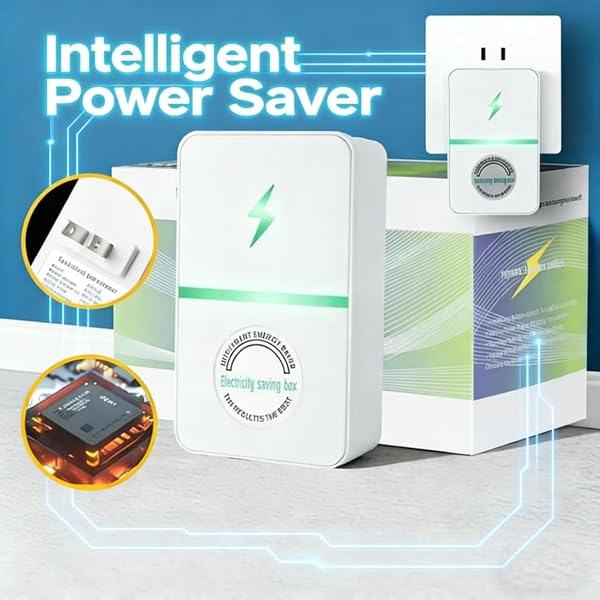 Stopwatt Smart Energy Saving Plug, Stop Watt Power Saver Device for Home & Office, Universal Electricity Saver 90V-250V 30KW, Safe & Durable (2-Pack) - 5
