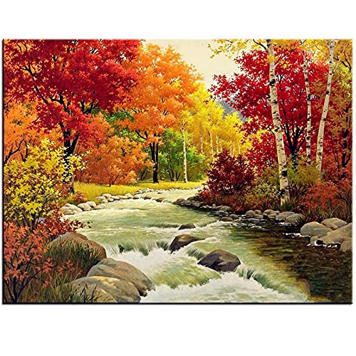 Peinture diamant ruisseau idée cadeau créatif kit artisanal pour adulte