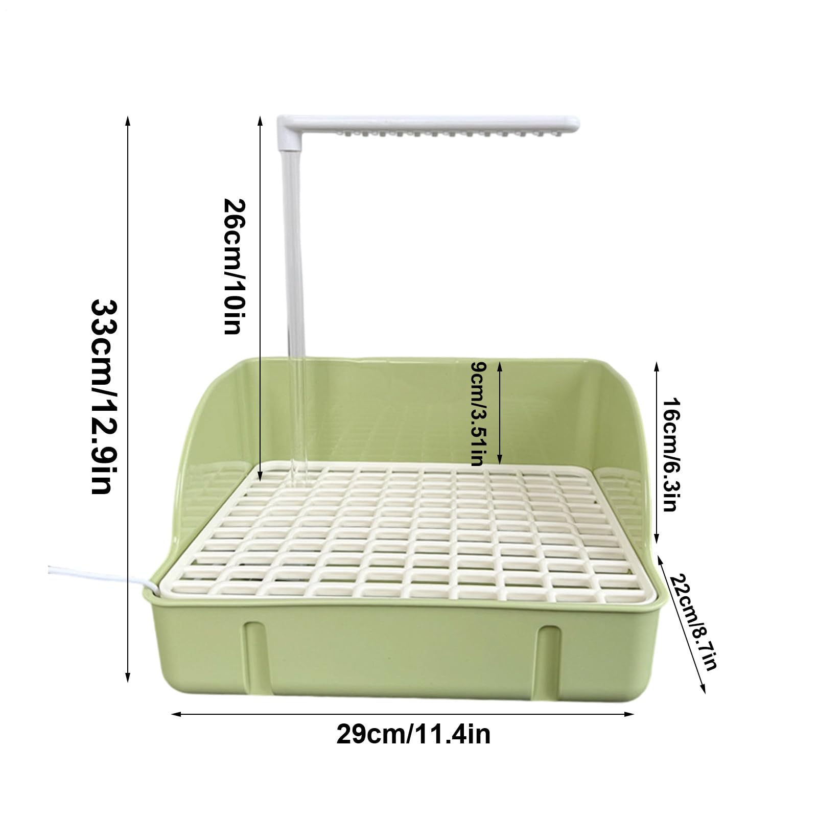 Ducha para pájaros | Automático Pájaros Bañera con Bomba | Diseño Espacial | Loros Contenedor de baño, Jaula de Pájaros Accesorio para Conures, Pinzones, Periquitos, Agaporniss, Perquitas y Guacamayos