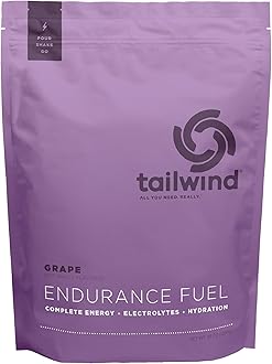 Endurance Fuel, Carbohydrate & Electrolyte Sports Drink Mix Powder, Gluten-Free, Vegan, Grape, 50 Servings