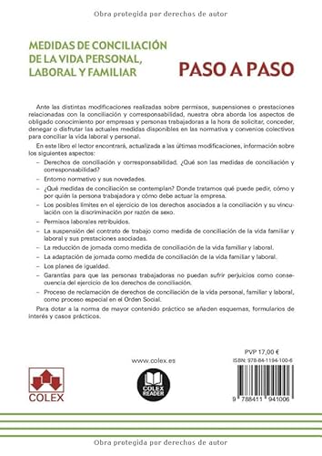 Medidas de conciliación de la vida personal, laboral y familiar. Paso a paso: Guía paso a paso con t