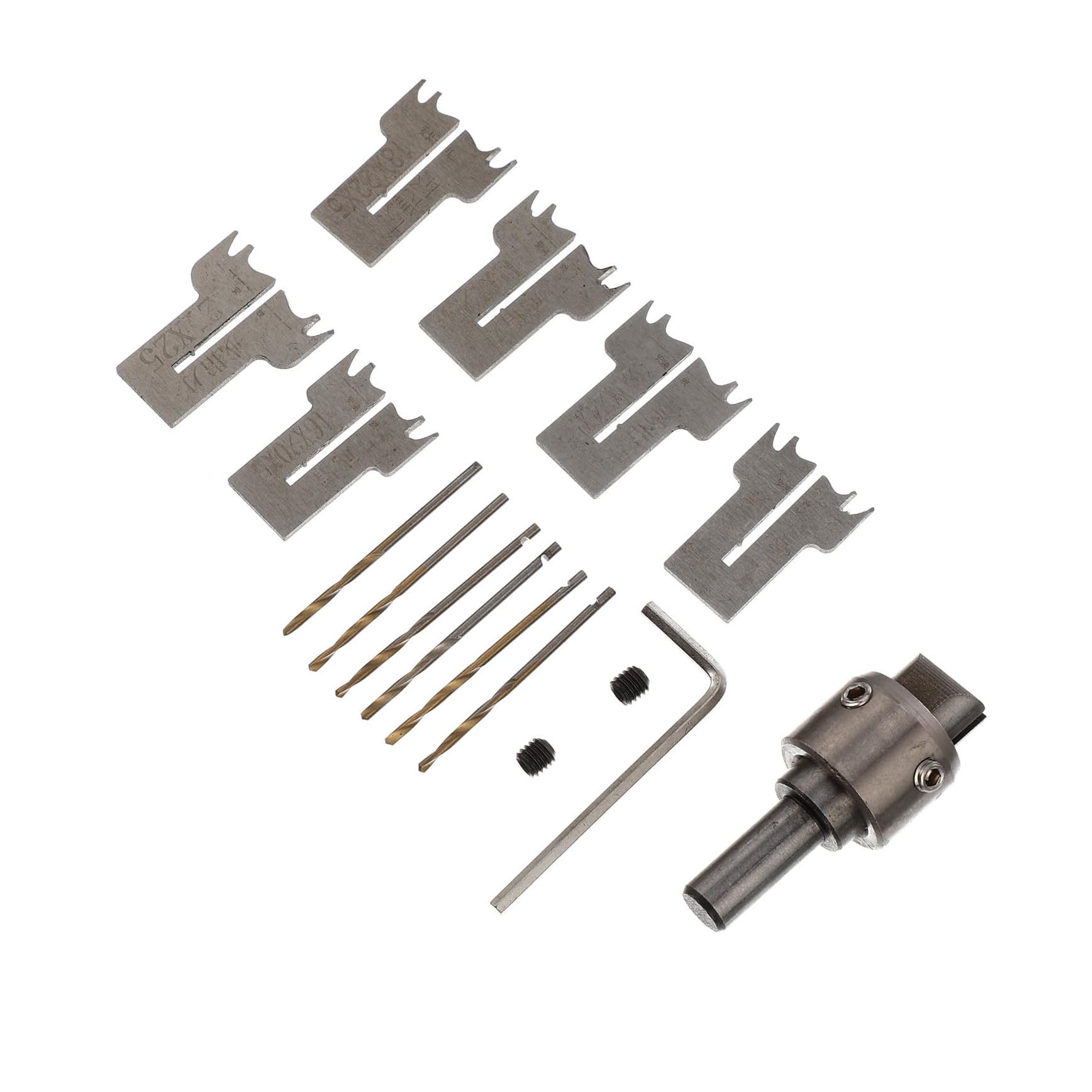 NOLITOY Punte da Trapano ad Anello in Acciaio per Legno Duro, Kit Utensili Fresatrice per Lavorazione Legno, Creatore Anelli di Precisione per Sculture e Artigianato, Set Professionale