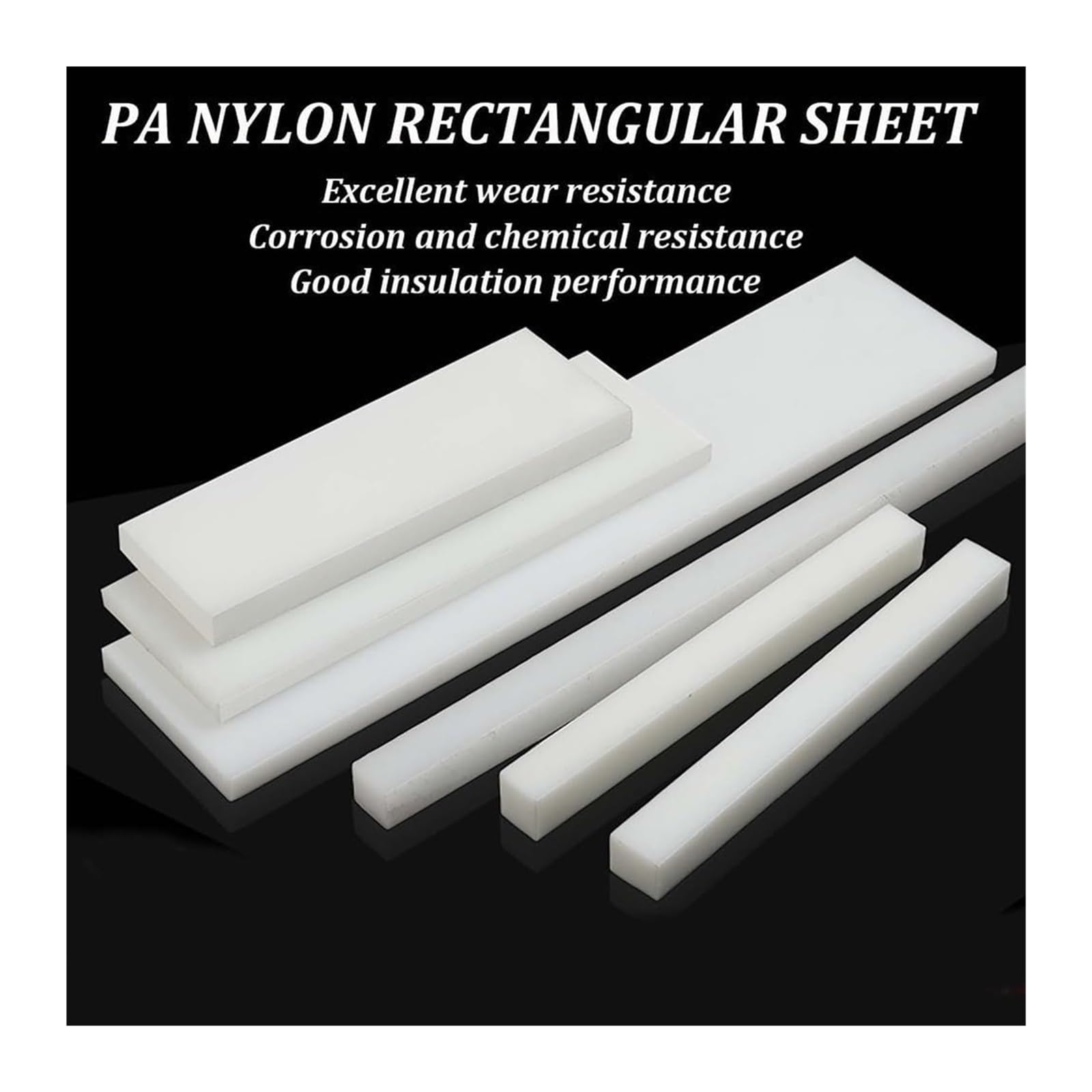 Nylonplatte, 1 Stück Weiße Nylonplatte 1000 Mm X 90 12–50 for Die Bearbeitung Von DIY-Modellbau(20mm)