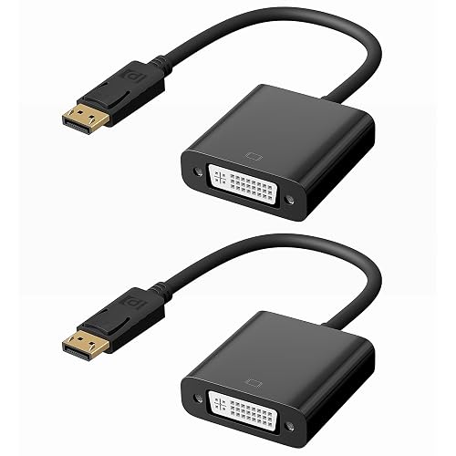 DisplayPort to DVI Adapter 2 Pack