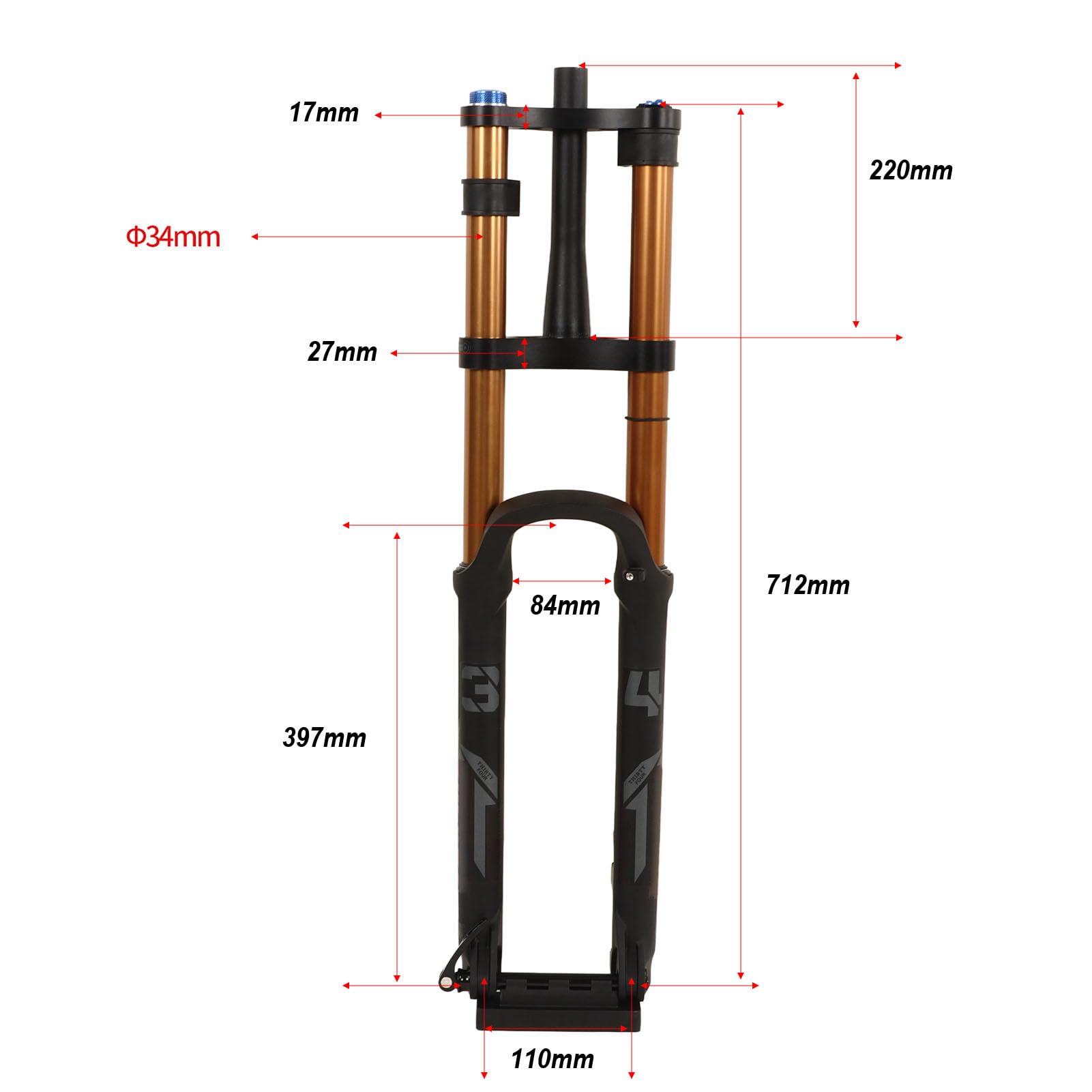 Amazon.co.jp: XTevu マウンテンバイク サスペンション フロント
