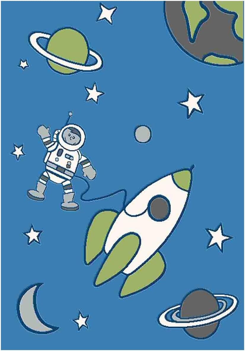 Dynamic Rugs Magic 5328500 Rug, 3'11" by 5'7", Blue Home