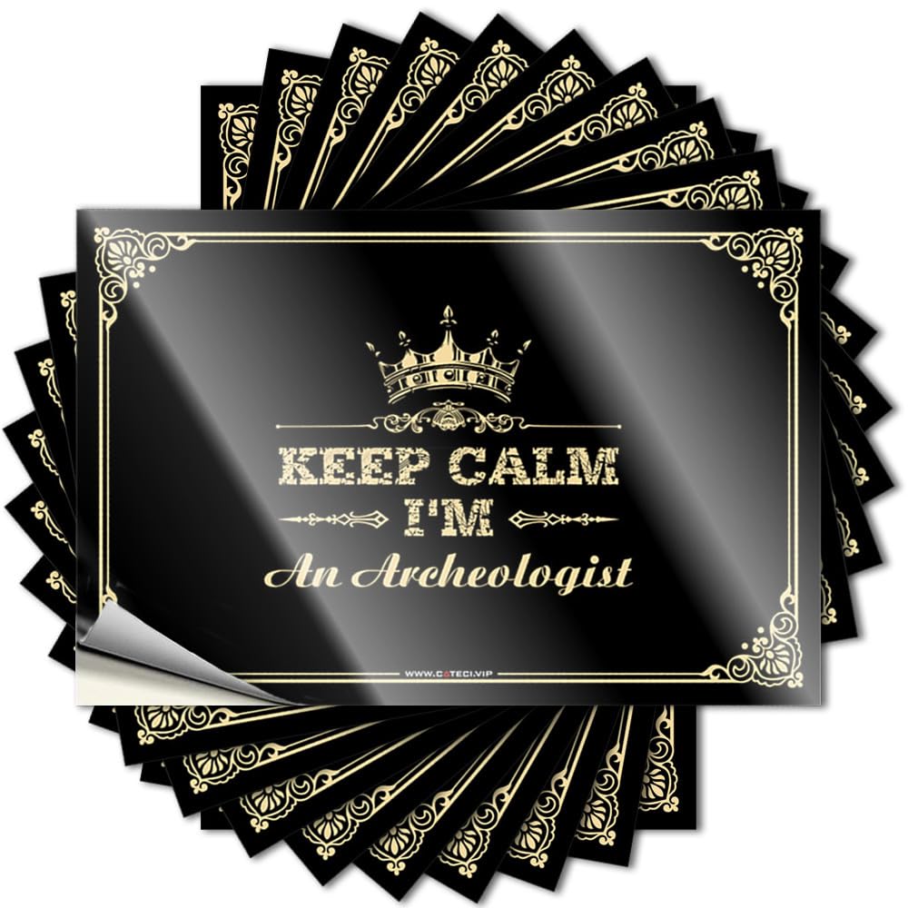 Keep Calm I'm an Archeologist Bottle Good - Lake Quote Self Adhesive Sticker(12X18CM)