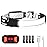 Adelante LED Headlamp Flashlight, 1000LM 230Wide-Beam Rechargeable Head Lamp for Adults, Red Taillight & 4 Clips Waterproof Hard Hat Light Headlamps for Running Hiking and Camping