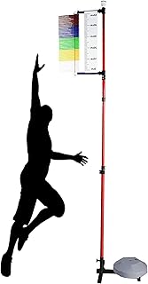 YAZGAN Heavy Duty Vertical Jump Trainer, Basketball Volleyball Vertical Jump Tester 3.9-11.5ft, Gym Home Testing Training Jump Measurement Tool