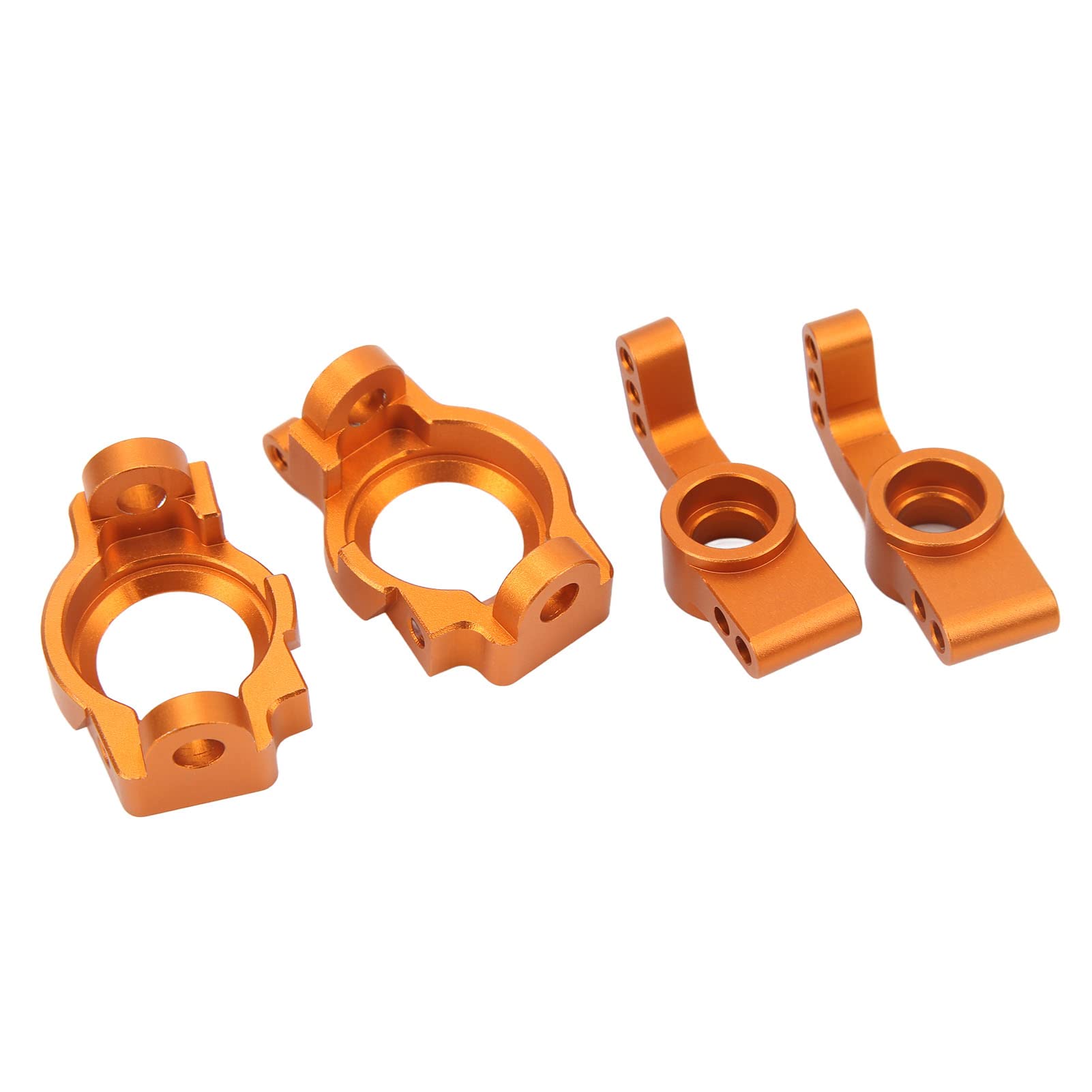 VGEBY RC-Metall-Upgrade-Teile-Kit, Aluminiumlegierung, Querlenker-Lenkbaugruppen-Set, RC-ZubehöR FüR ZD Racing DBX 10 1/10 Auto (Orange) Auto Modelle