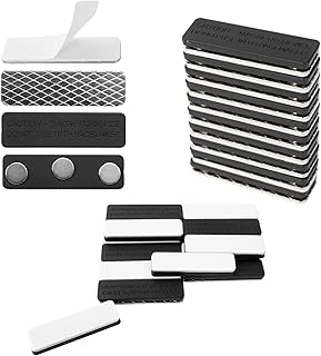 16PCS Magnetic Curtain Closure with Adhesive, Blackout Blind Accessory for Window Blinds, Blackout Curtains, Black Magnets Clips to Keep Curtains Closed