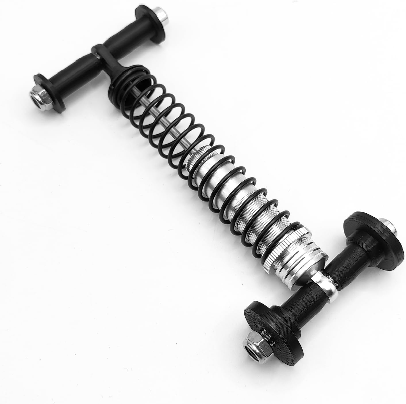 ODO LUCK Silver Dampener Mod Improvement + Hard Spring for Fanatec CSL Throttle/Clutch/Non-LC (Load Cell) Pedal,Shock Absorber Mod Improvement,Modification Accessories