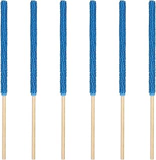 6 Pcs Fan Cleaning Tool Microfiber Detail Duster Sticks | Fan Cleaner for Stand Up Fans & Tower Fans, Crevice Cleaning Brush for Home Car Air Vent Window Blind