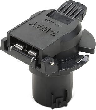 MITZONE RV Blade 7 Pin Wiring Socket Compatible with Chevy GMC Buick Cadillac Hummer Saab Oldsmobile Vehicles | Twist-in Design OE # 12191503 924-307