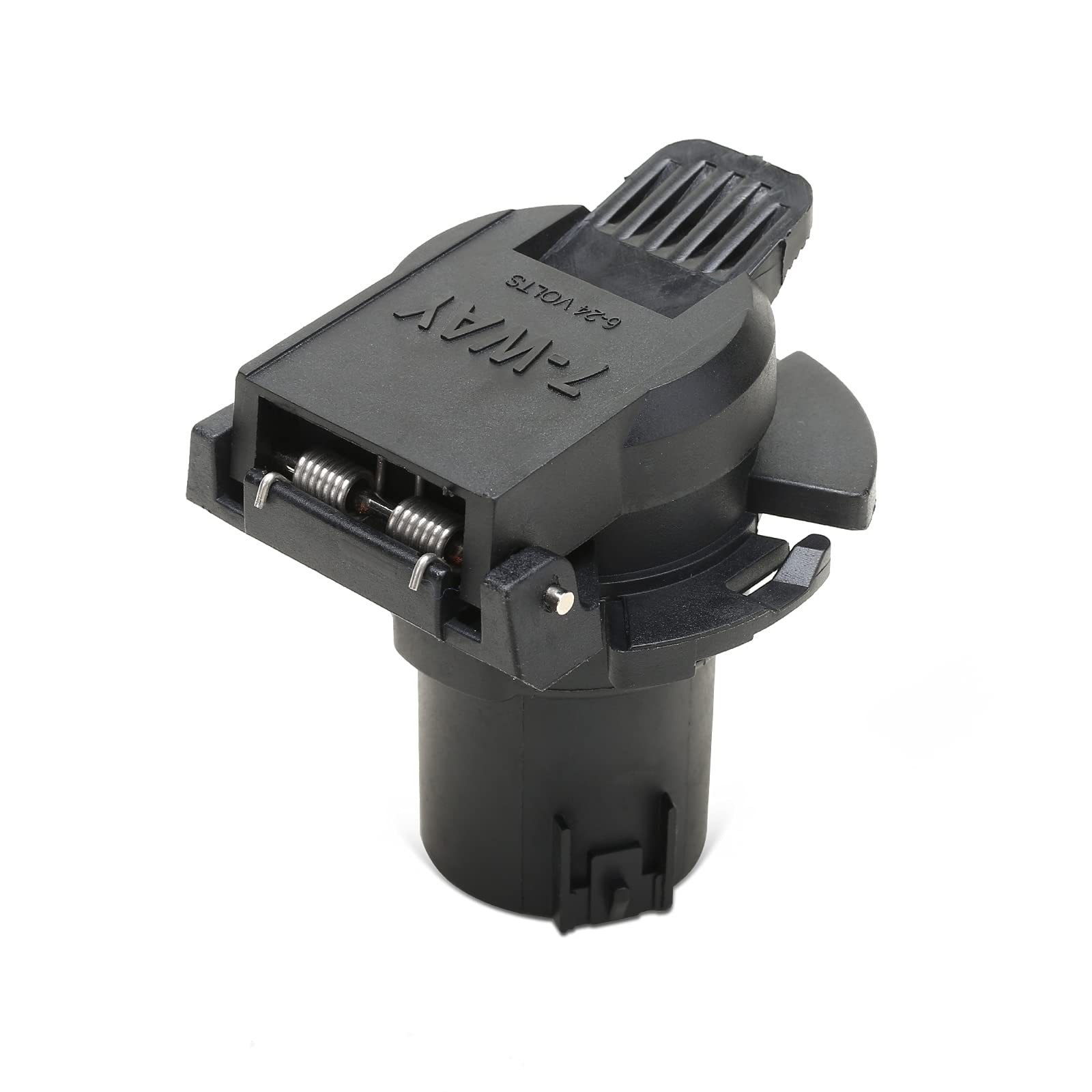 MITZONE RV Blade 7 Pin Wiring Socket Compatible with Most GM Chevy GMC Buick Cadillac Vehicles | Twist-in Design OE # 12191503 924-307