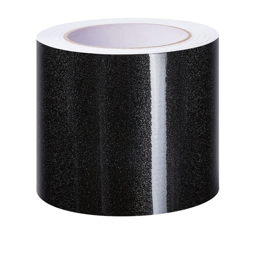 Visitryl Black Crystal Wallpaper Border Peel And Stick For Bathroom Wall Border Sticker Home Ceiling Decorative Border 10Cm X 500Cm