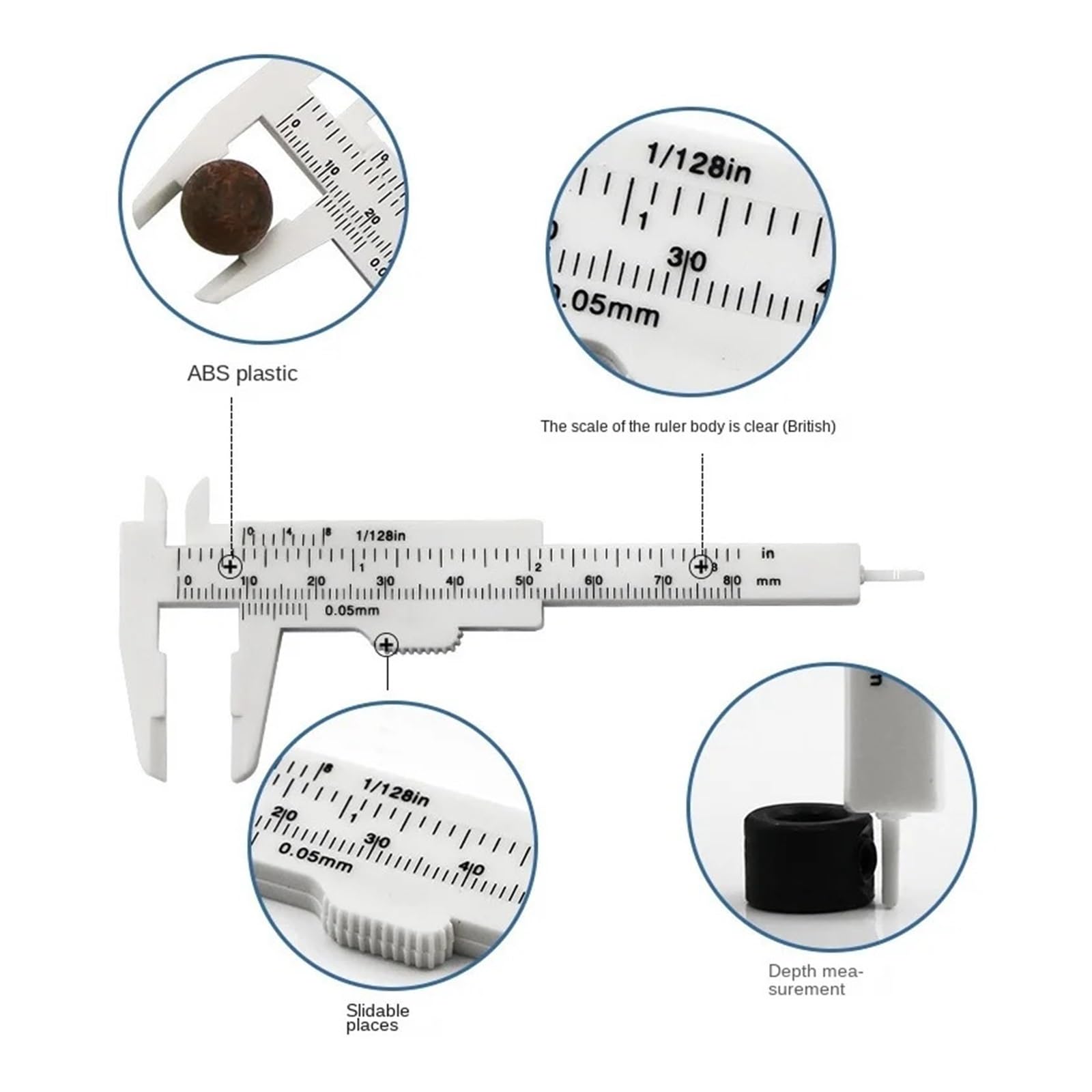 mikrometr lcd cyfrowy, 50 szt. Plastikowa przenośna mini suwmiarka 0-80mm podwójna skala wskaźnika linijka studencka narzędzia pomiarowe mały przedmiot kreatywny prezent,narzędzie pomiarowe suwmiarki