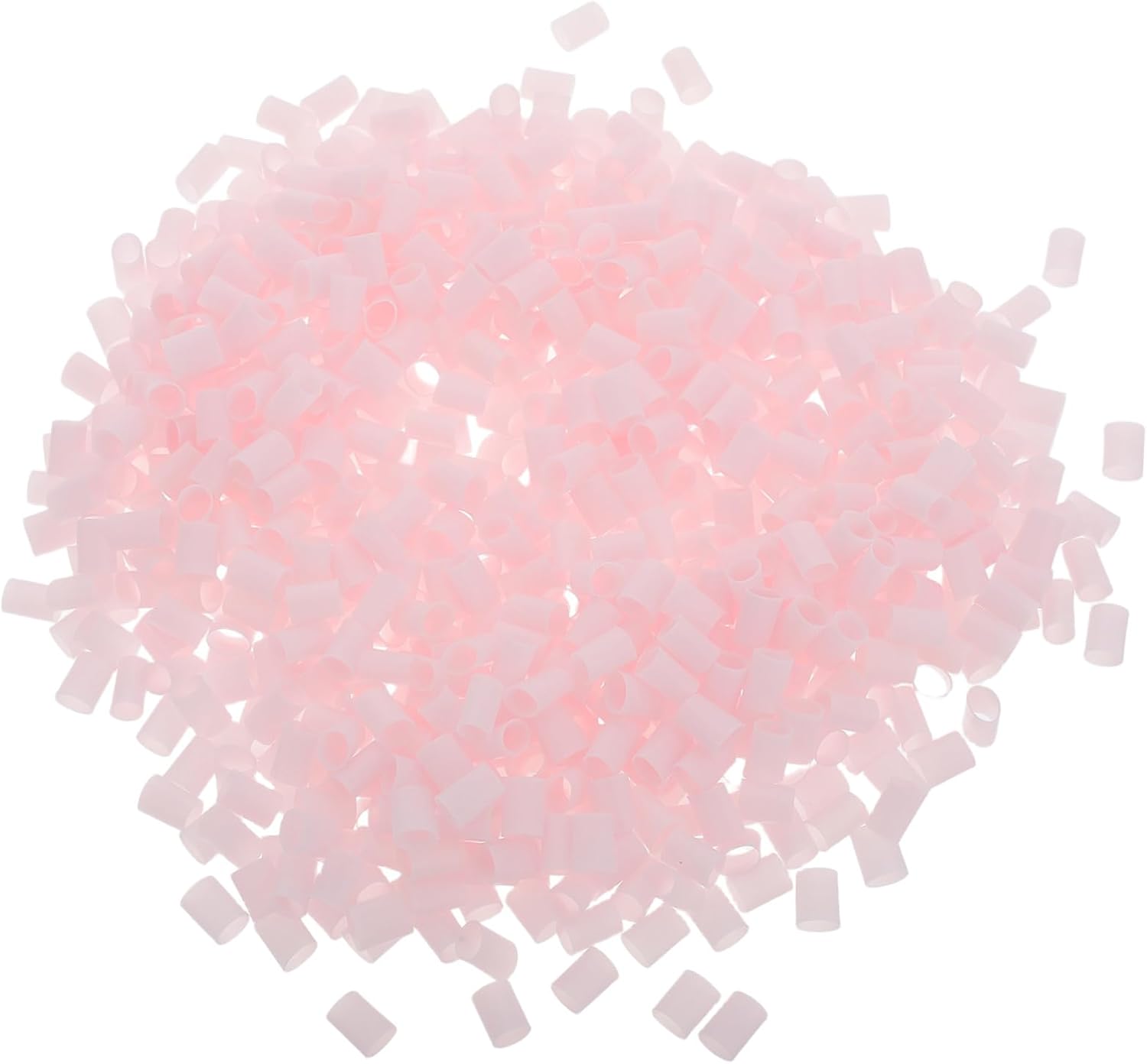 TPE Tube Pillow Filling Insert for Neck Support 1 Bag Pink