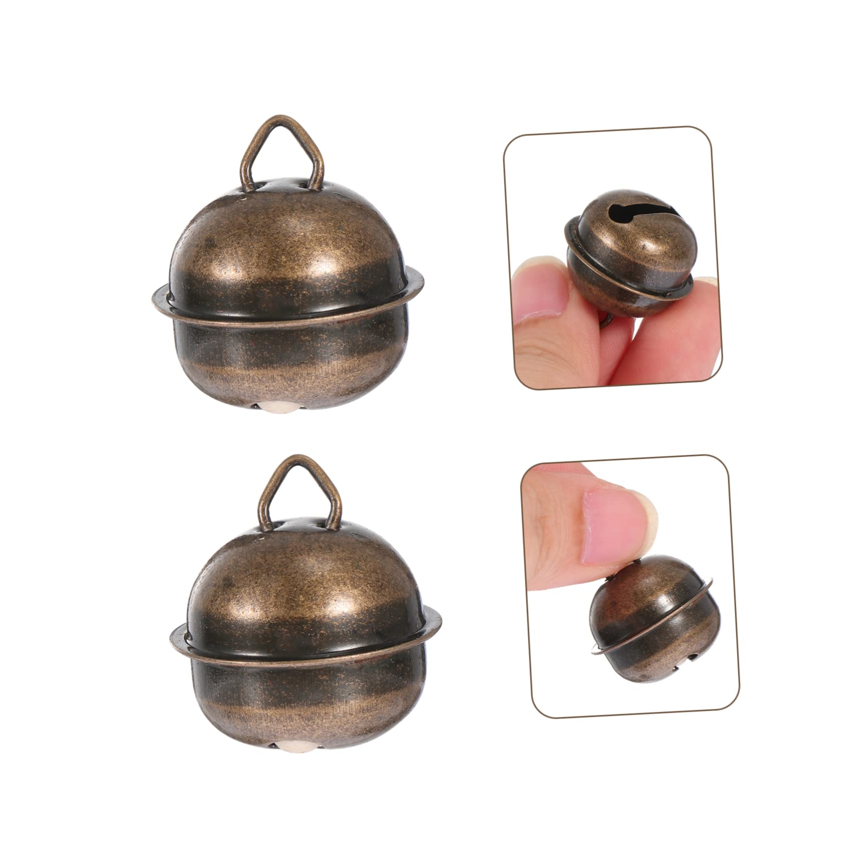 MAGICLULU 480 Pezzi Campane Di Natale Campane Artigianali Ciondolo Appeso Di Natale Decorazioni Natalizie Da Appendere Con Campanella Bomboniere Per Feste Campanelli Di Bronzo Ferro Da Stiro