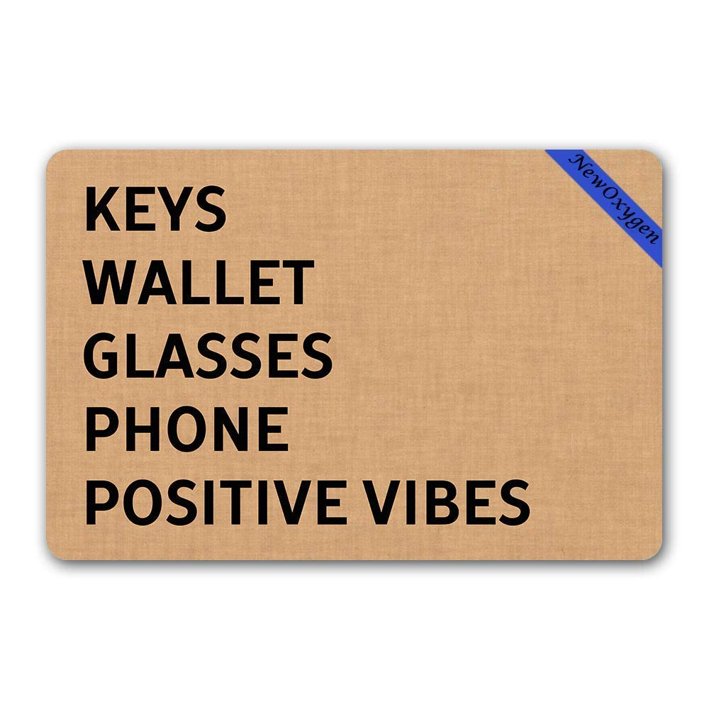 Back Door Mat Decorative Doormat Happy Glamper and Life Doormat Camper Mats Happy Life Door Rugs-Non-Woven Fabric Top with a Anti-Slip Rubber Back Door Rugs Target Doormat23.6x15.7 Inch