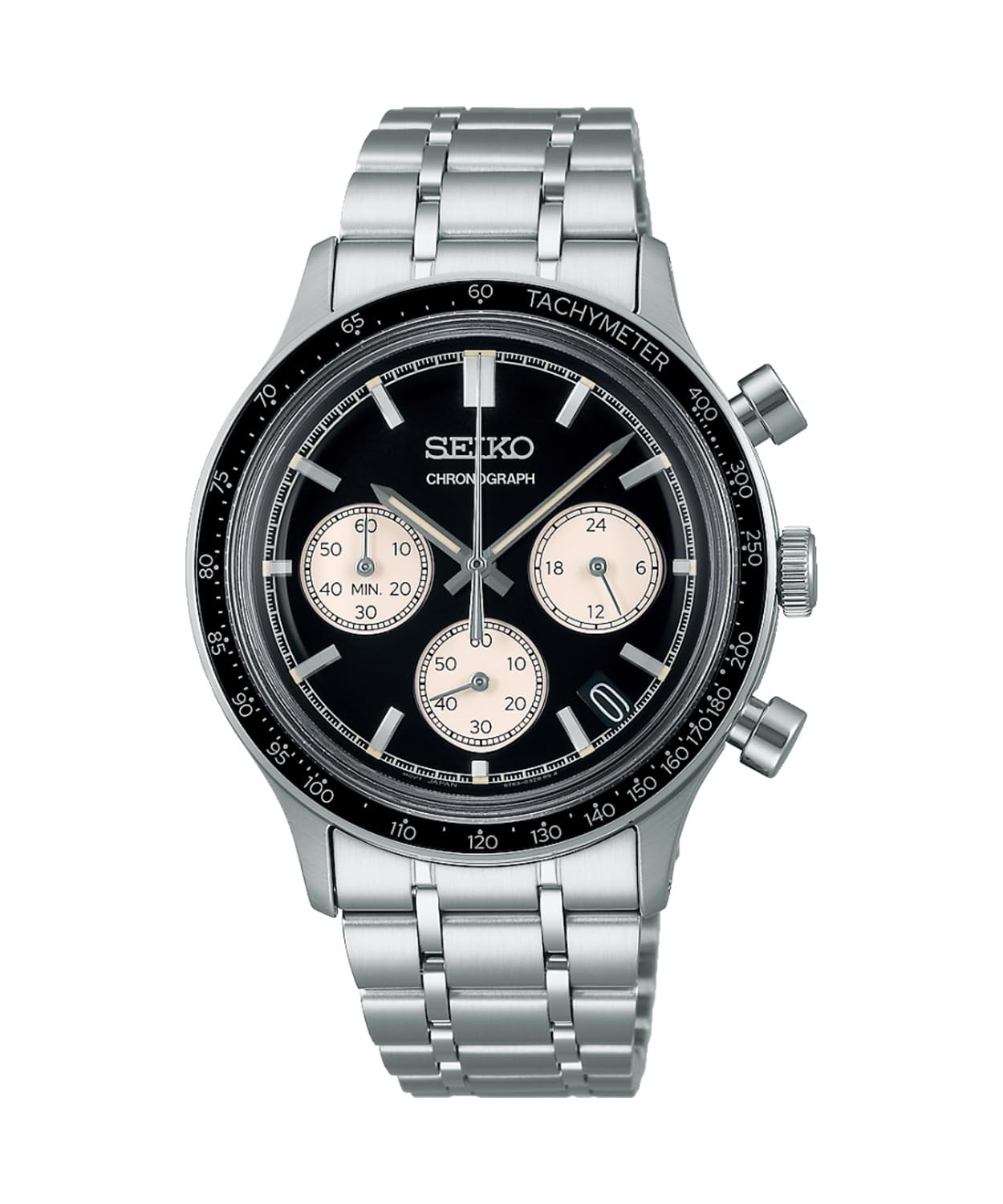 Seiko SSB479P1 Montre analogique pour Homme avec Bracelet en Acier Inoxydable