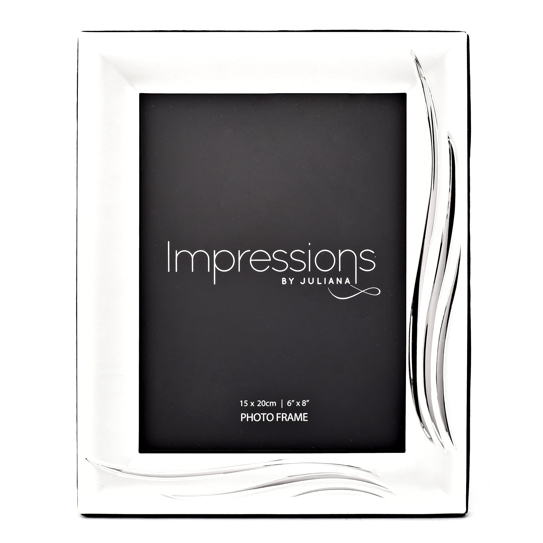 Silver plated Satin Finish Grass Blade Design Photo Frame 6" x 8"