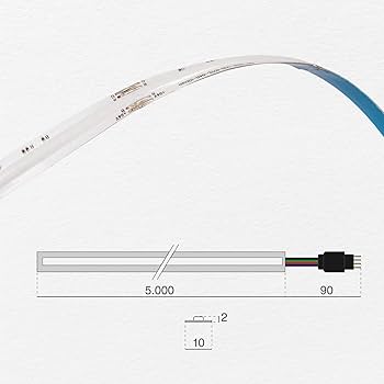 Striscia LED Rigida 2m Profilo Alluminio 240 LED 2090 Lumen Luce Naturale 4000K 19W