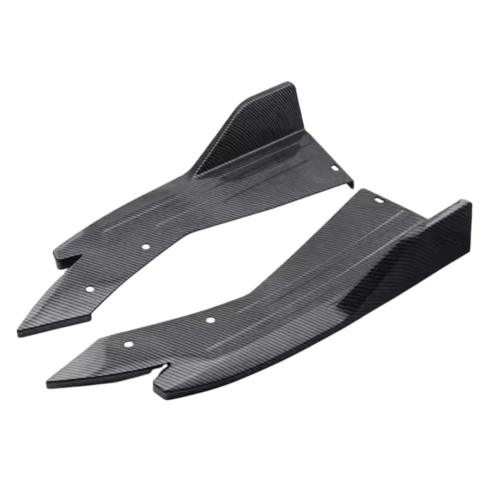 Spoiler tylnego zderzaka usta kompatybilny z i-nfiniti Q50 Q60 Splitter dyfuzor zabezpieczenie przed zarysowaniem wykończenia boczna dokładka rozszerzenie Body Kit(Carbon Fiber)