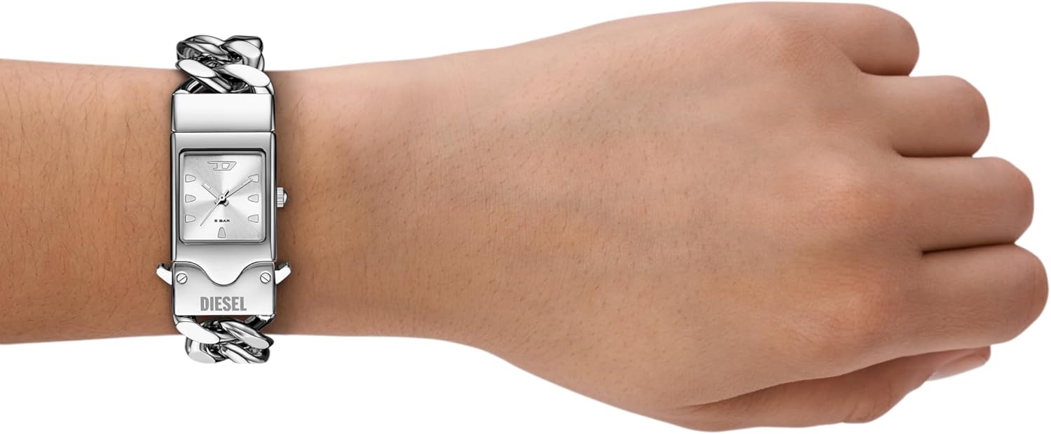 Diesel Men's Closer Three-Hand Stainless Steel Watch (Model: DZ2225) - Image 4