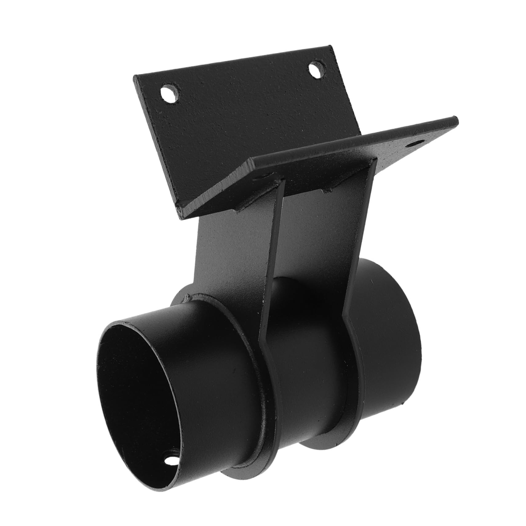 Support de parasol de terrasse Toyvian en acier carbone robuste noir, lot de 2 pièces
