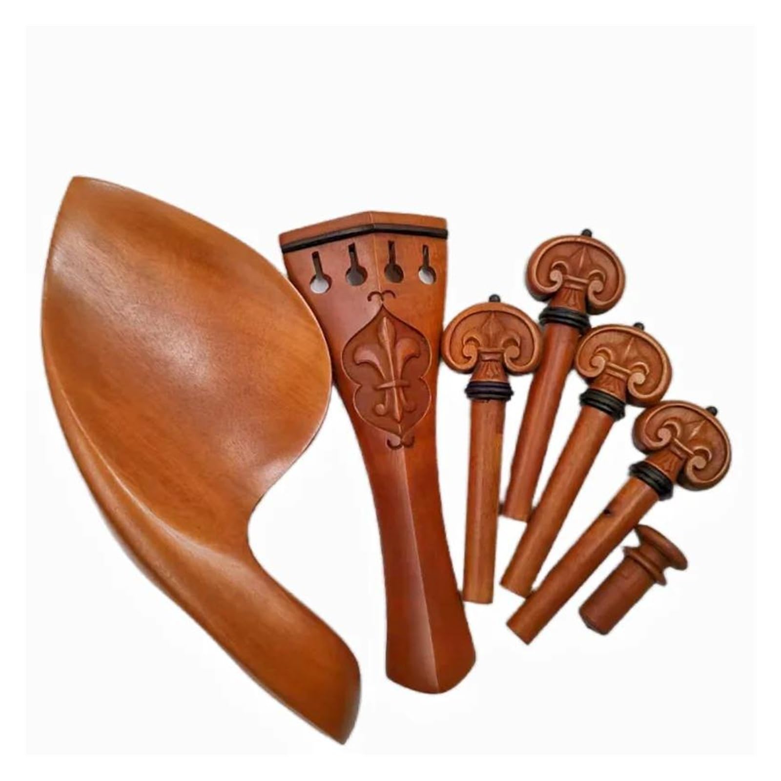 Accessori per violino Il set di accessori per violino include piroli cordiera e mentoniera