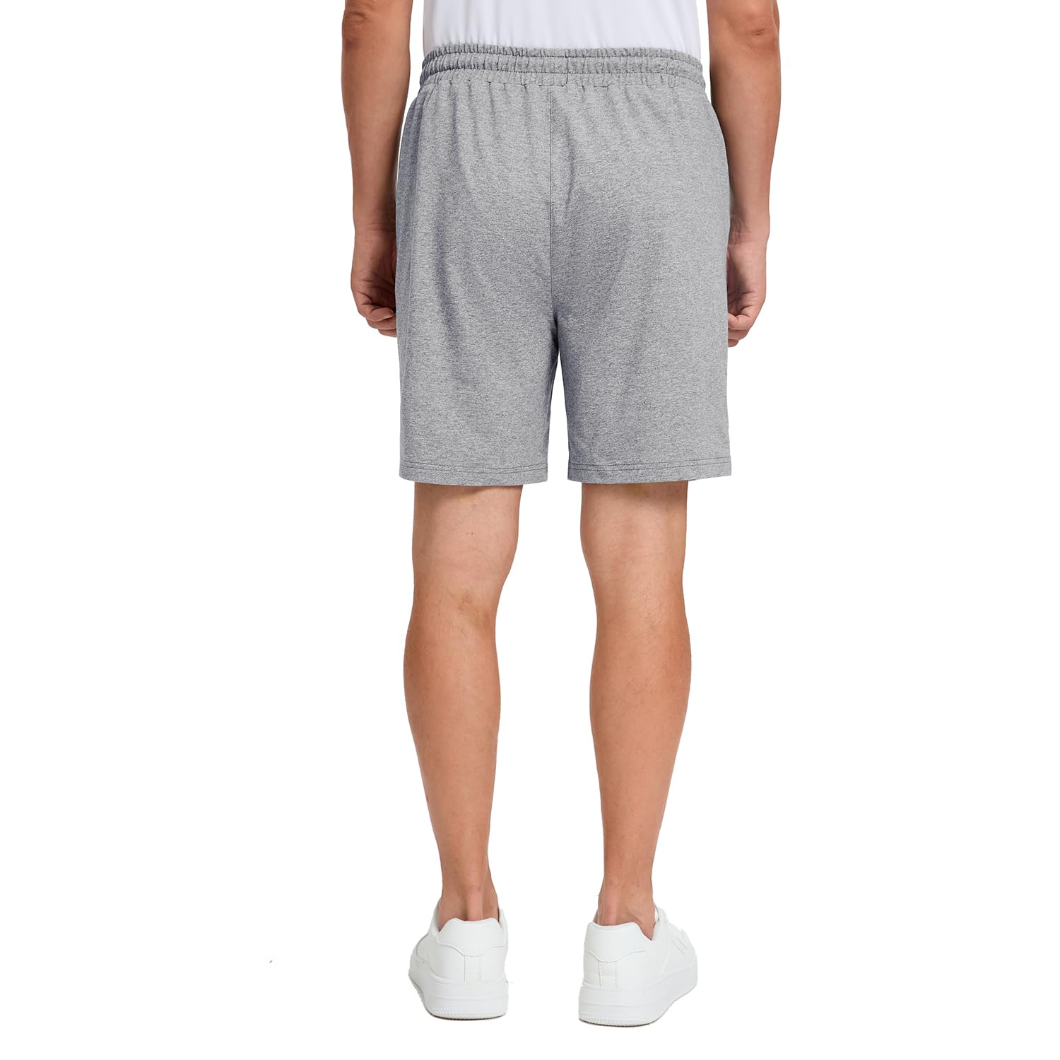 Męskie letnie bawełniane szorty sportowe, miękkie i oddychające krótkie spodnie do joggingu, jogi, fitness, na siłownię, do salonu, bermudy męskie z kieszeniami