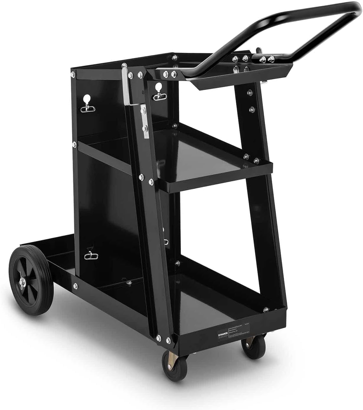Chariot de soudage Mobile,Chariot Poste à Souder à 3 Niveaux,Chariot d’Atelier,Chariot Soudure pour TIG WIG MIG MMA Arc
