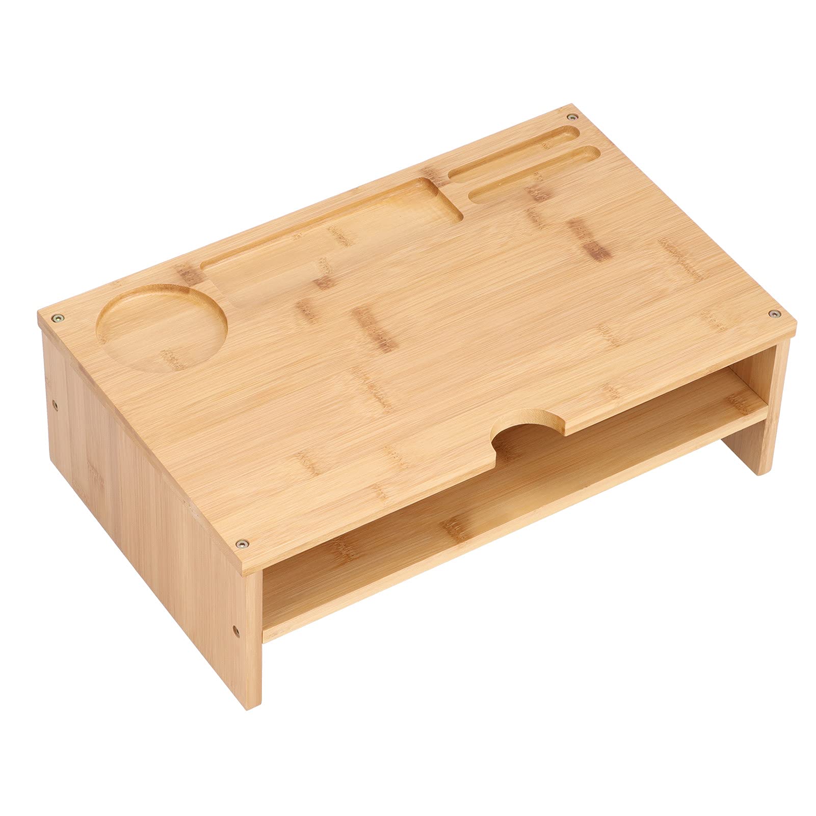 Rehausseur de Moniteur en Bambou, Support Ergonomique 39,9 X 24,9