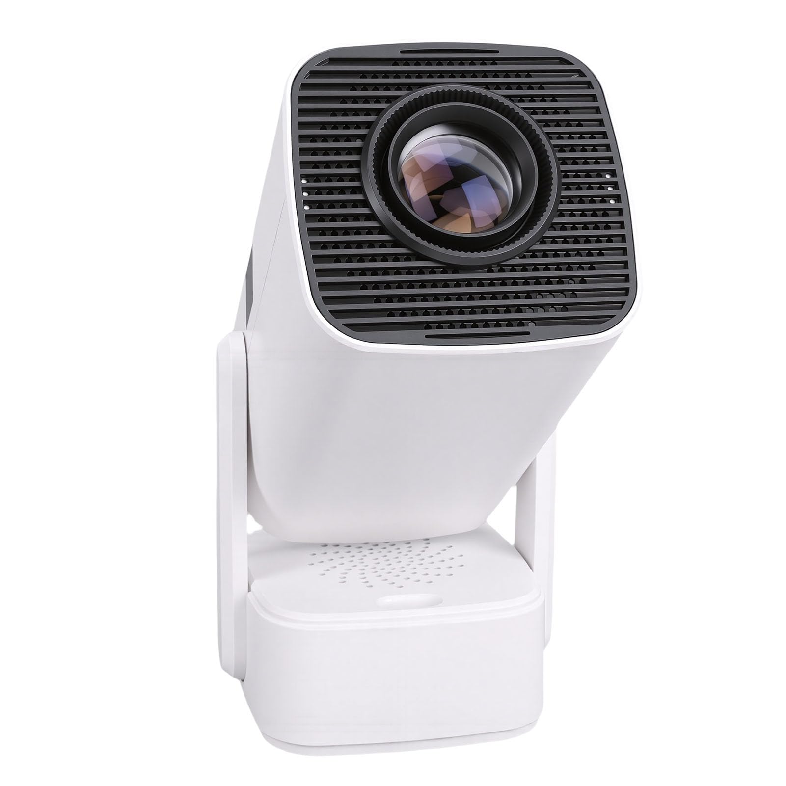 Mini Projektor Filmowy, Przenośny, Inteligentny Projektor Wideo 4K 1080P z automatyczną korekcją, WiFi 6 BT 5.4, Ekran Projekcyjny od 25 do 110 Cali, do Domu, Sypialni (wtyczka UE)