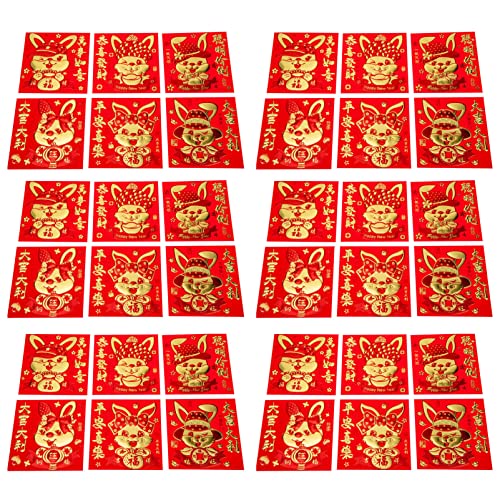 Enveloppes rouges NUOBESTY pour offrir de la chance au Nouvel An chinois