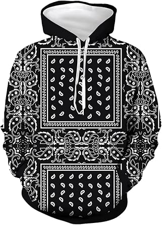 Blue Bandana Pants for Men Women Hip Hop Jogger Pants Black Red Casual Jogging Sweatpants Bandanas Print Clothing