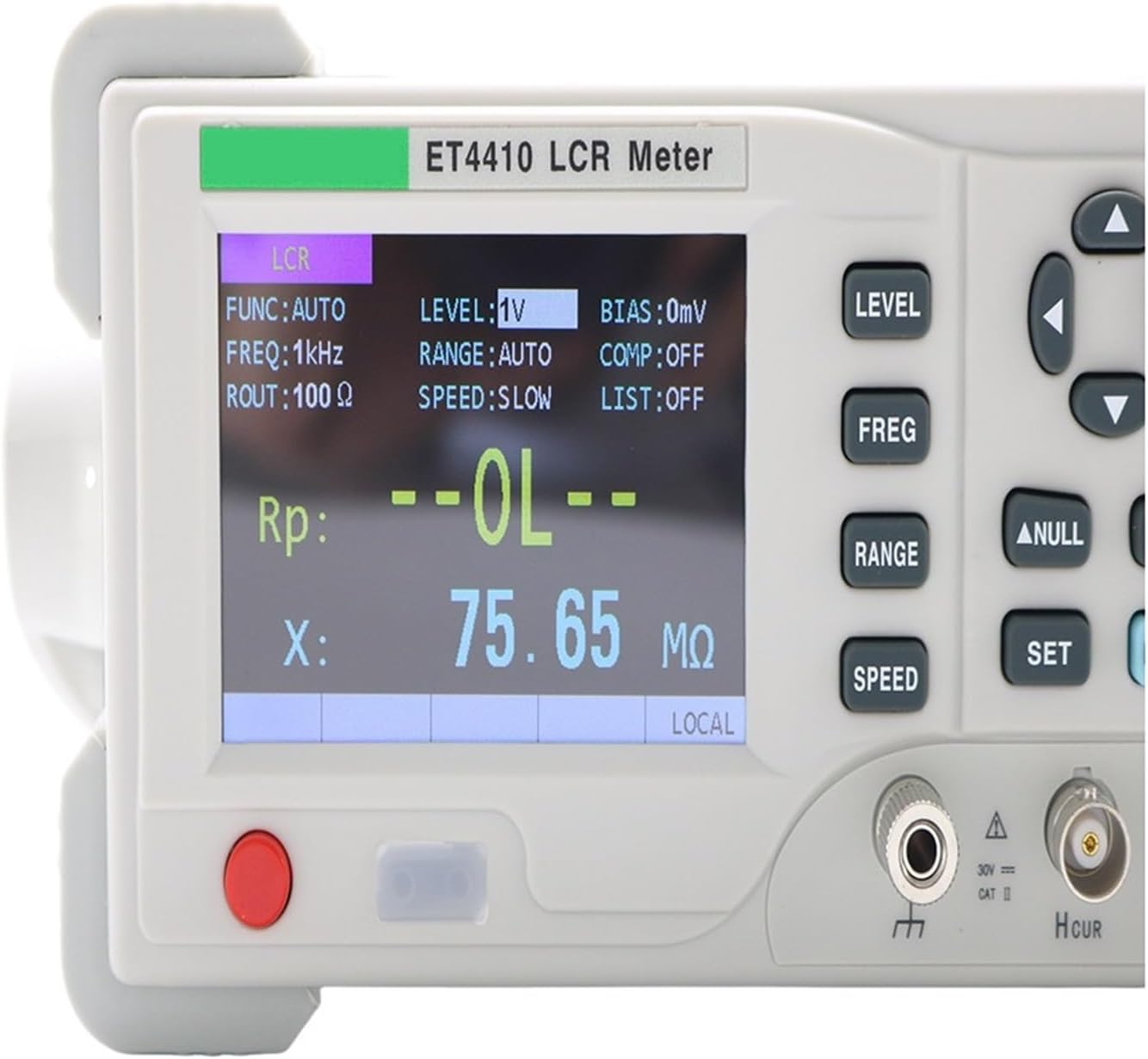Tester Desktop Electric Bridge ET4401/2/10 Resistance Impedance Capacitance Inductance Measure Instrument Digital LCR Meter(ET4401)
