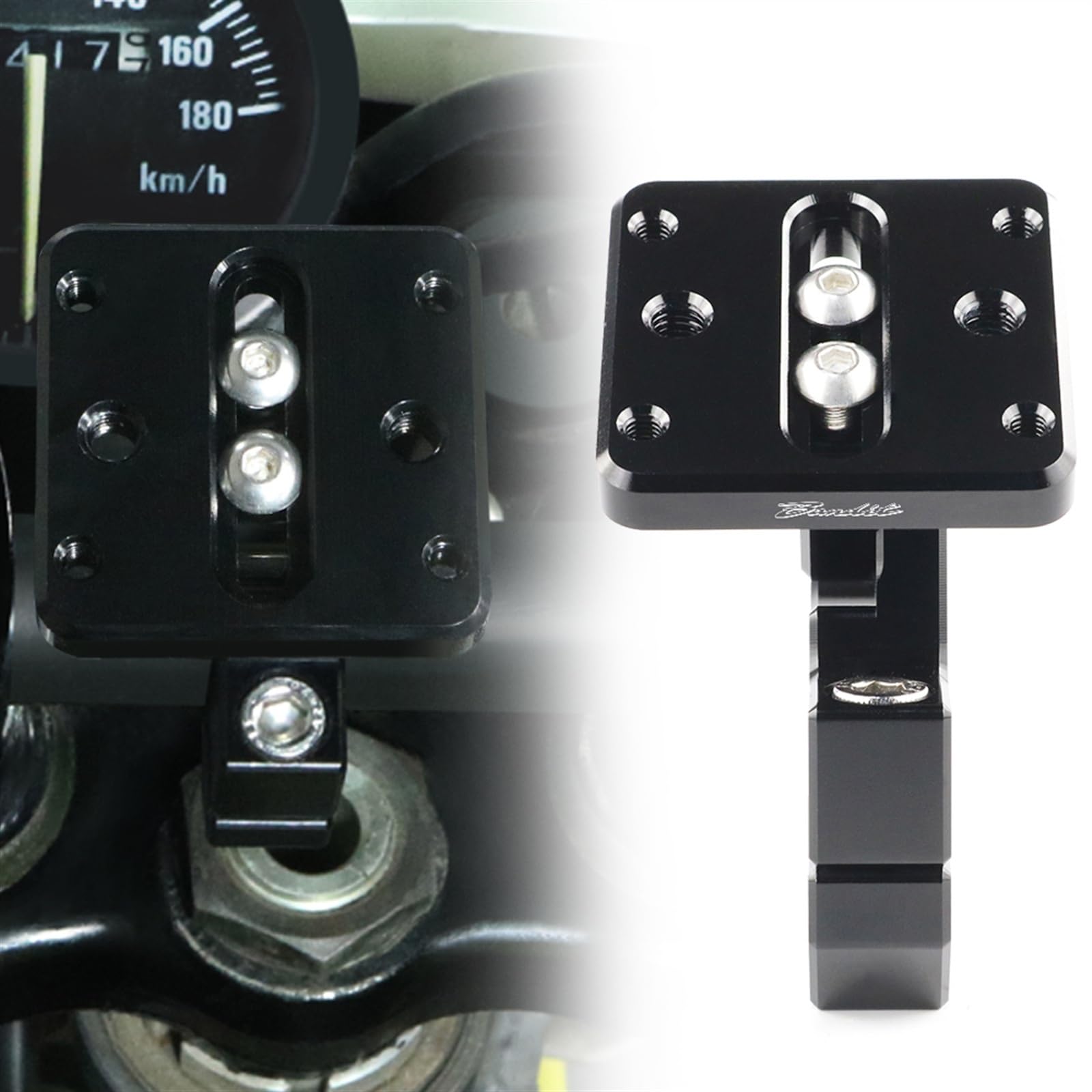 Plaque GPS Suzuki V-Strom 650 support navigateur anti vibration pour guidon - 8