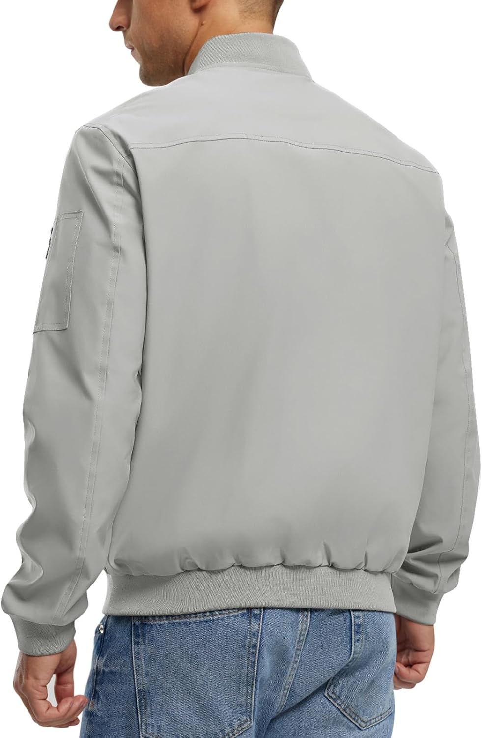 TBMPOY Men's Bomber Jacket Lightweight Spring Windbreaker Light Casual Stylish Fashion Fall Zip up Coats With Pockets