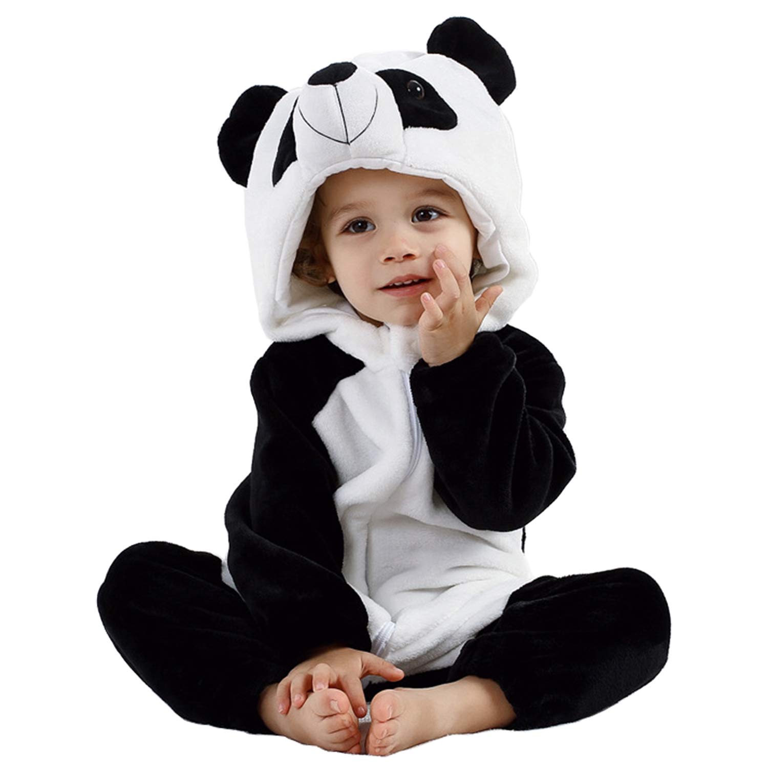 QIAONIUNIU Halloween Baby Costumes Toddler Onesie Infants Romper Boys Girls Animal Dress Up Clothes 2-36 Months